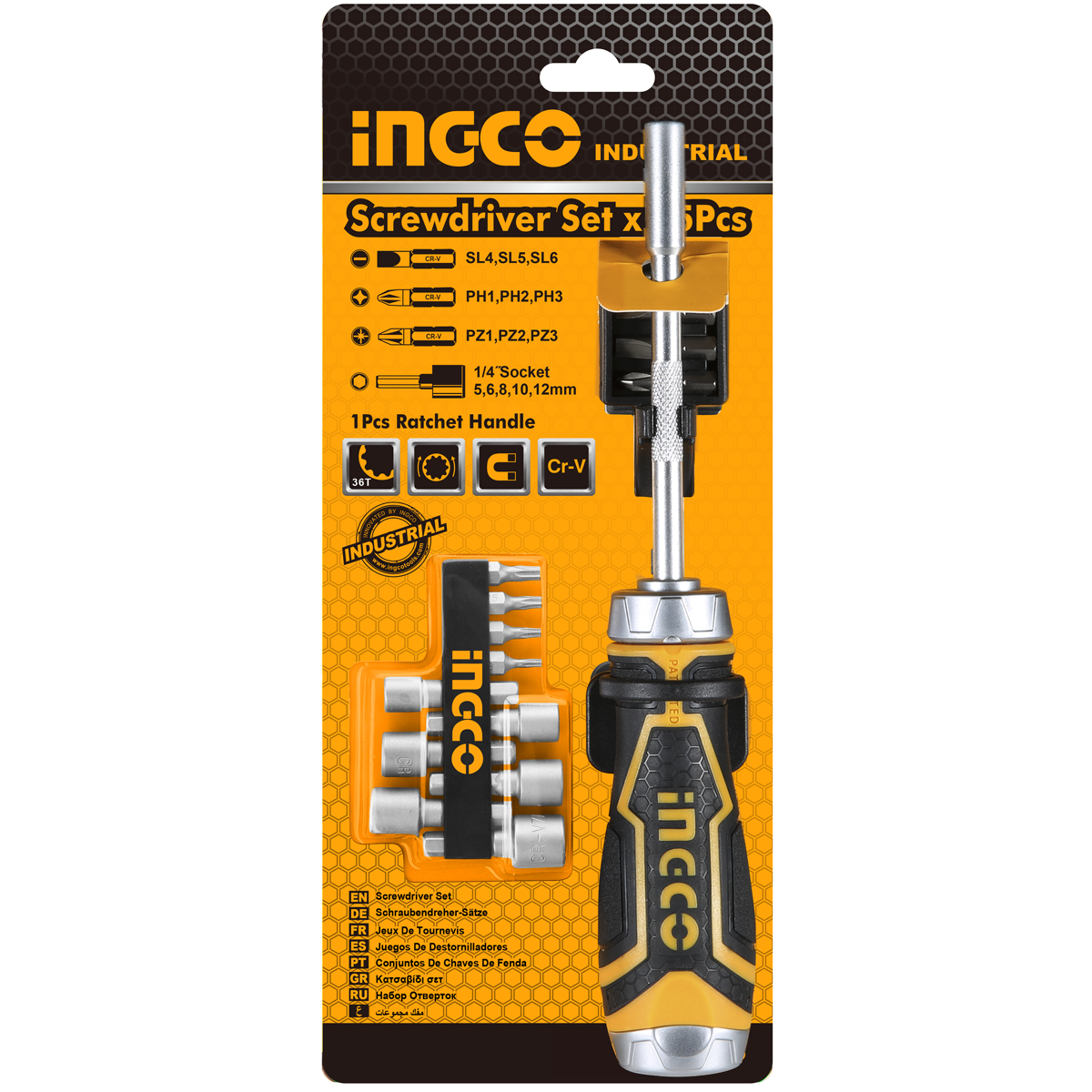 15 IN 1 RATCHET SCREWDRIVER SET