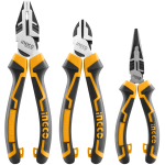 3PCS HIGH LEVERAGE LONG NOSE PLIERS SET