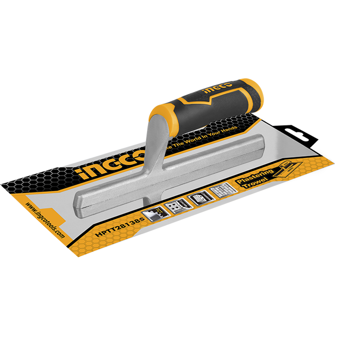 PLASTERING TROWEL (Stainless steel blade)