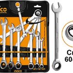 RATCHET SPANNER SET 8 Pieces